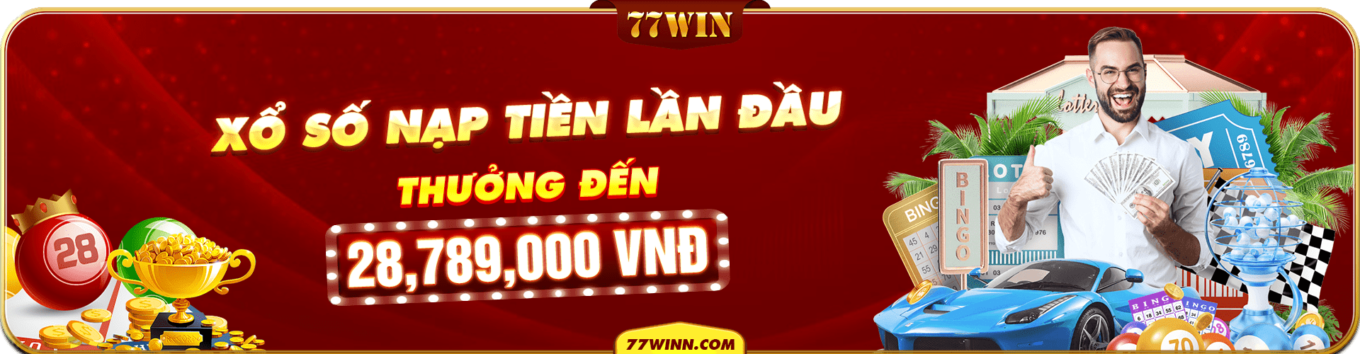 Xổ số 3 miền trực tuyến thương hiệu 77win